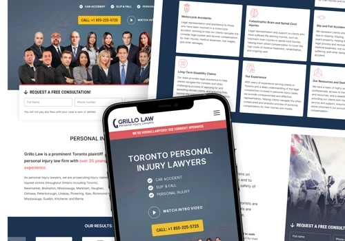 Grillo Law - Web Design, SEO, PPC, Content