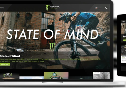 Monster Energy website