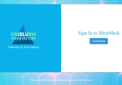 ERC-20 TOKEN CONSTRUCTOR TOKEN.UNISLURM.COM