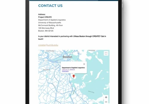 UMass Education Website Design