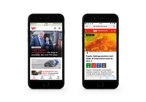 AMP implementation on 23 websites belonging to Wirtualna Polska Group