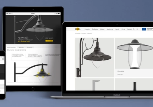 Rosa Group - Design and implementation of a website and CMS