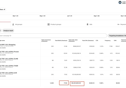 $6.3M revenue generated at a 17.9x ROAS