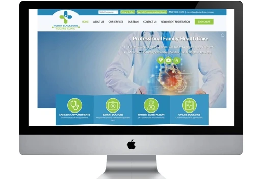 North Blackburn Square Clinic Web Design & Development