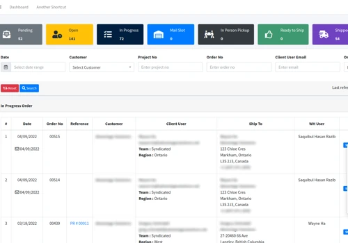 IMCorp Warehouse Management Software & Admin Panel