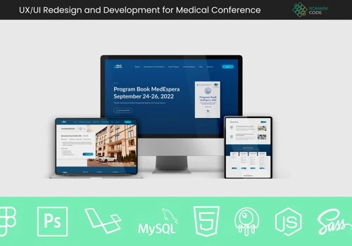 MedEspera Corporative website for medical congress