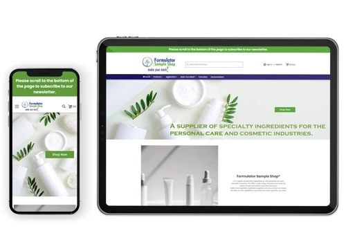 Formulator Sample Shop: Volusion to Adobe Commerce