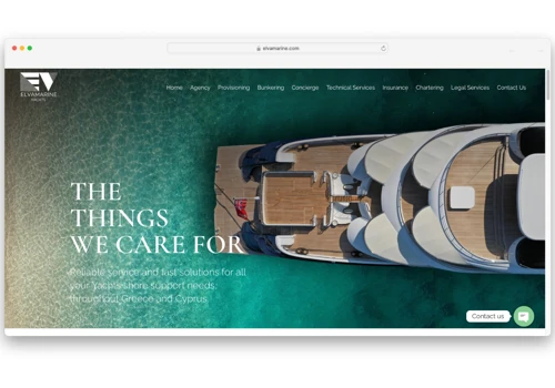 Elvamarine, Website Design & Development, Branding