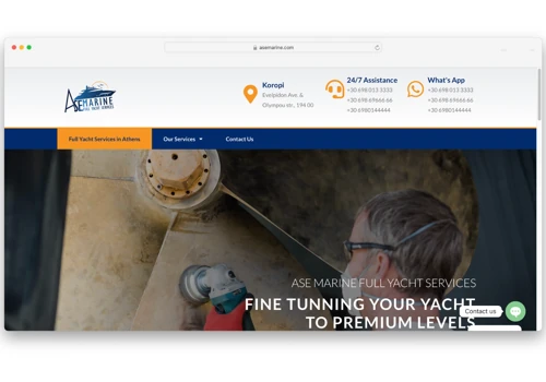 ASE Marine, Web Design & Development, Branding