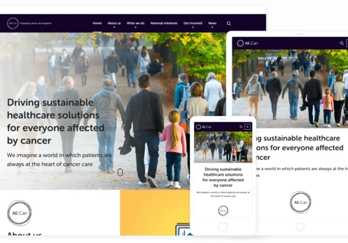 WordPress Web Design and a secure members area for All.Can, London