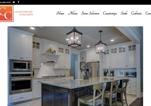 Web Design for Kitchen Designer