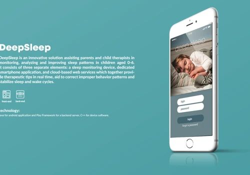 DeepSleep is an innovative solution assisting parents and child therapists