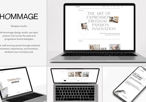Web Development: Hommage-Studio.com