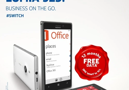 Advert for Nokia Lumia Launch