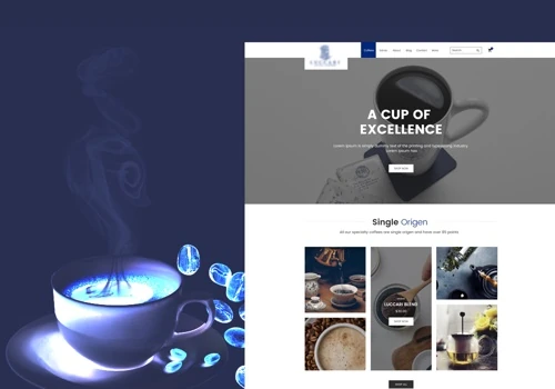 Online Coffee Store Website Design