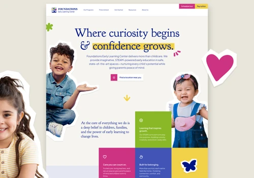 Foundations Early Learning Centre Web Design