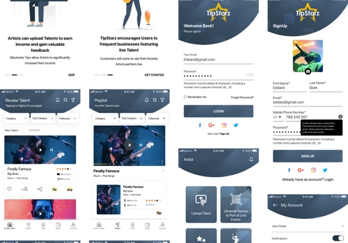 App Based Talent Tipping Platform Supporting Aspiring Talents