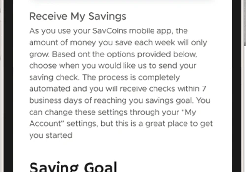 SavCoins - Best Fintech Saving's Mobile App