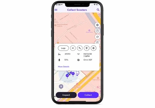 SEA Top E-Scooter Tracking Mobile App