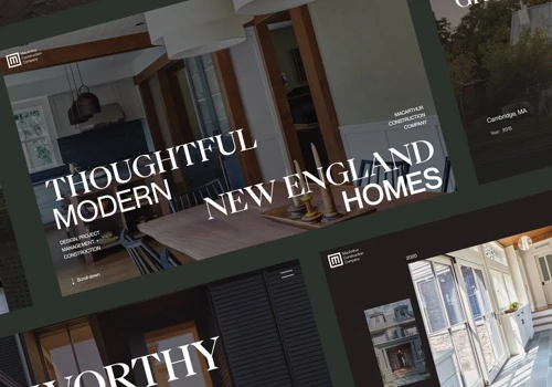 An Interactive Portfolio of Modern Elegant Homes