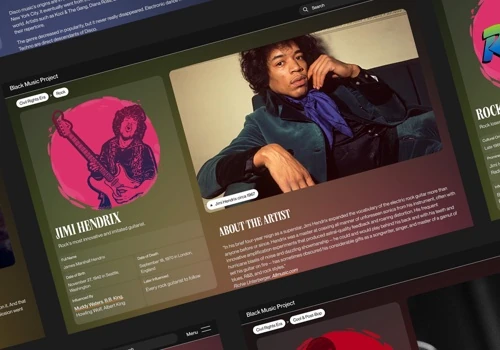 An Interactive Digital Museum of Black Music