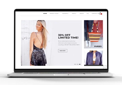 Shopify clothing store