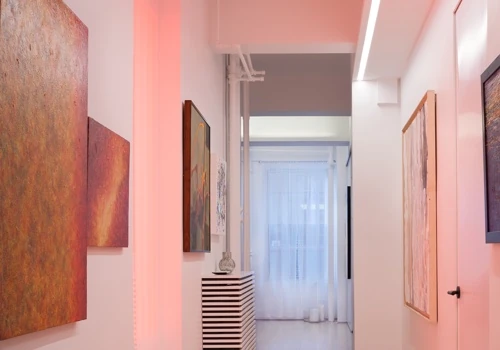 Art and Light - Red Hallway