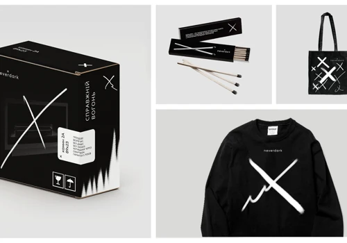 Neverdark: Naming, Brand identity