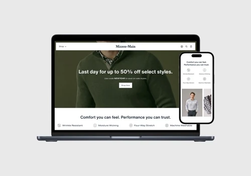 Mizzen and Main - A custom, headless commerce site