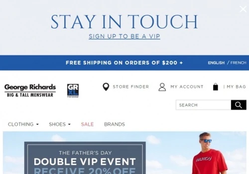 George Richards XL - Magento Enterprise site