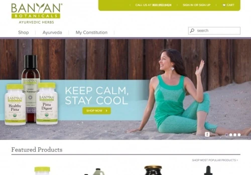 Banyan Botanicals - Magento and ExpressionEngine