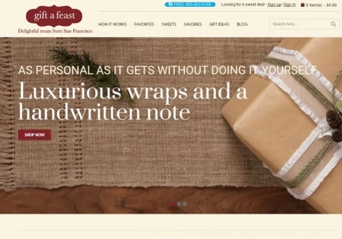 Gift  A Feast - Magento site