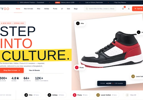 Fashion & Lifestyle eCommerce Platform - FYGO