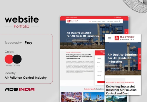Website Development for Manufacturing Industry