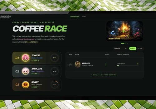 Web App - Coffee bonus system