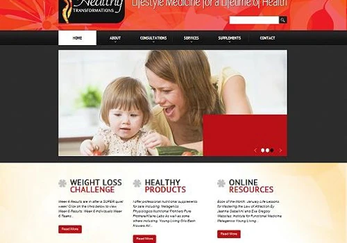 Web Development for healthytransformations