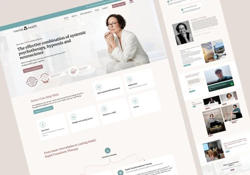 Web Design for Psychotherapy Practice Platform