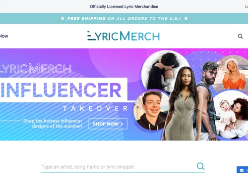 LyricMerch: Licensed Lyrics Merchandise Platform
