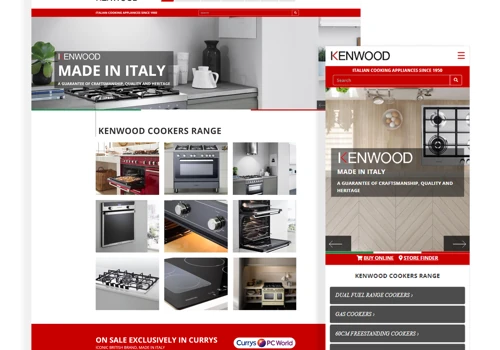 KENWOOD COOKERS - WEB DESIGN & HOSTING