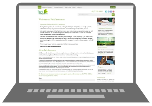 Park Insurance: blog copy, email marketing & SEO