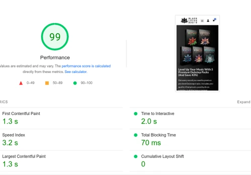 Eshop Speed Optimization