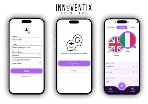 AI based Live Translation Mobile App