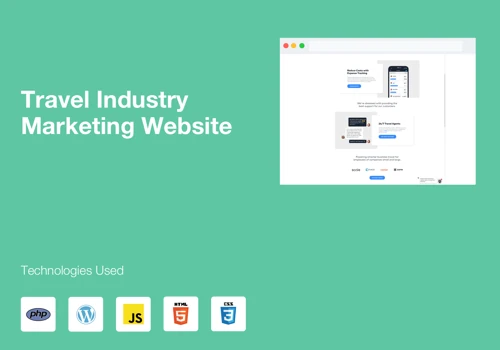 Marketing Website In The Travel Industry