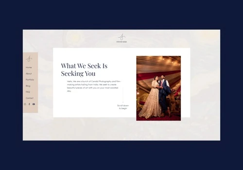 Wedding Photographer - Branding & Web Design