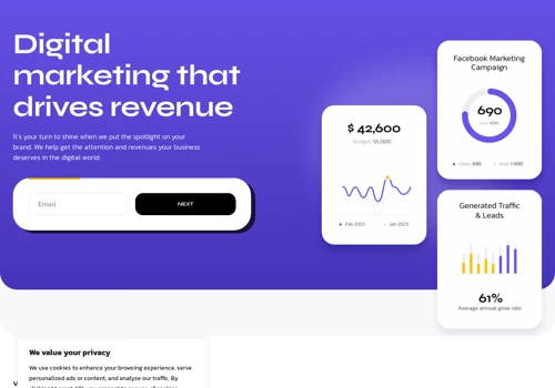 Website Development Work For Thirty Three SEO