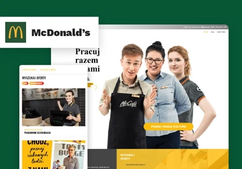 Web Design for McDonalds Career Website - Poland
