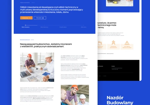 Dedicated website with form for clients
