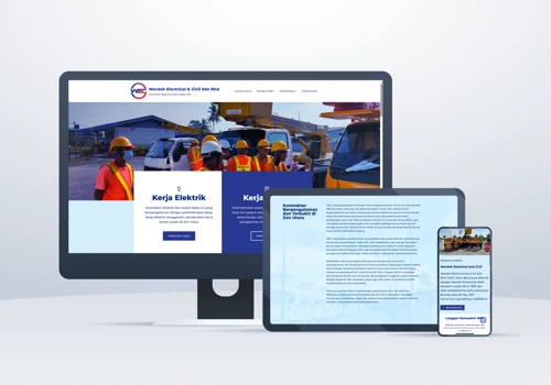 Wardah Electrical and Civil Website Development