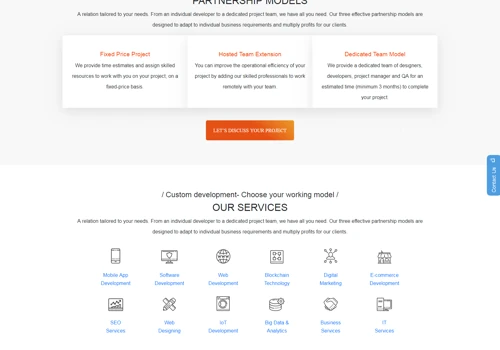 Company website design