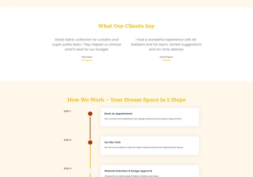 Decoration Courtain – Website & SEO Project - D2C